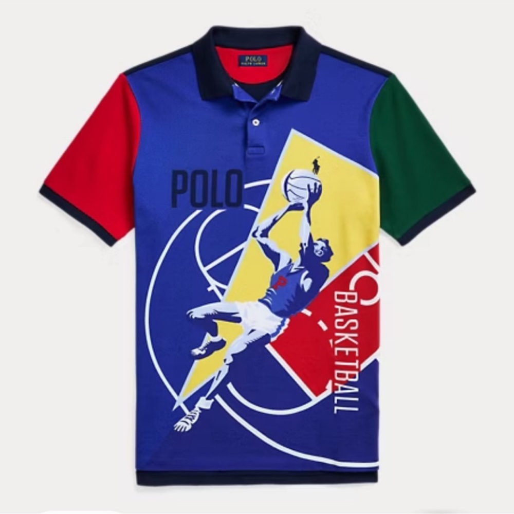 NWT Polo Ralph Lauren Classic Fit Basketball Mesh Polo Shirt